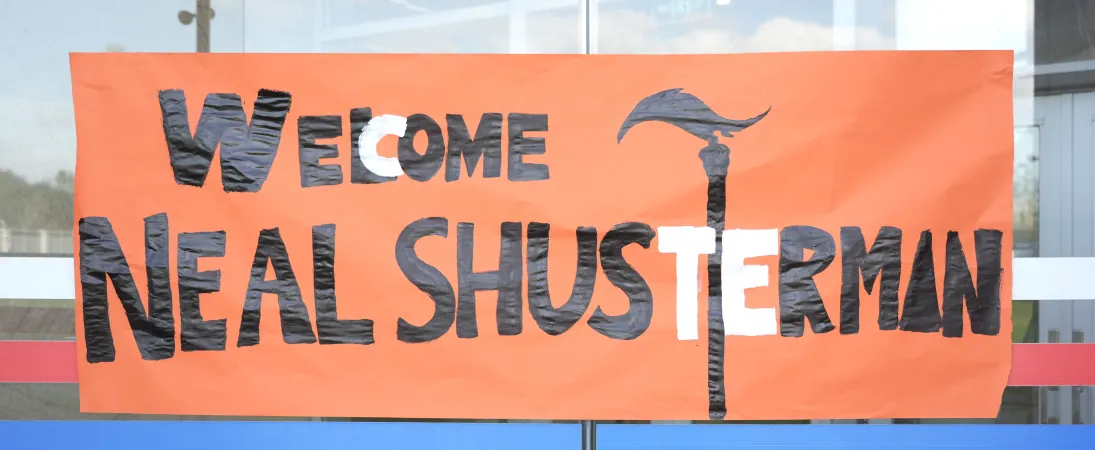 1101 Visiting Author Neal Shusterman header